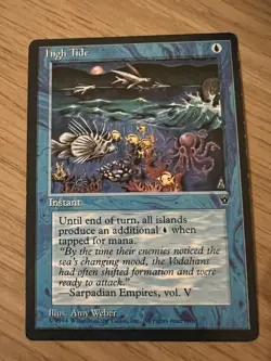 High Tide (Version 3) ~ Fallen Empires [ Excellent ] [ Magic MTG ] - Image 1