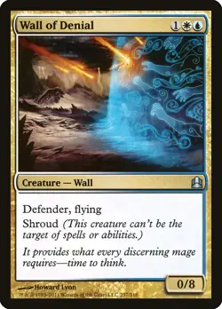 Wall of Denial [Commander 2011] Magic MTG - Image 1