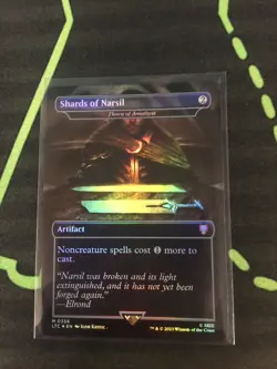 MTG Magic The Gathering Shard Of Narsil ( Thorn Of Amethyst )Foil LOTR Commander - Image 1