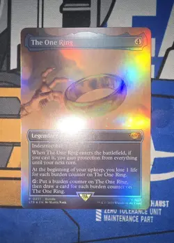 MTG - LTR - The One Ring (Borderless) #451 - Near Mint Foil - Image 1