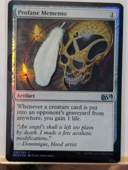Profane Memento Core Set 2015 (M15) Foil MTG in MP Condition - Image 1