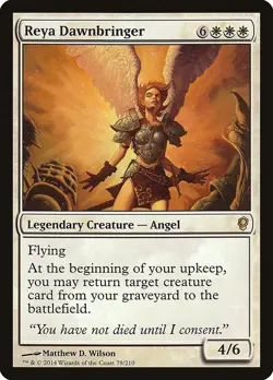 MTG - Reya Dawnbringer - Magic: The Gathering-Conspiracy - X1 - (NM) - - Image 1