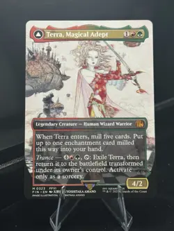 Terra, Magical Adept (Grading Ready) (Borderless) MTG:FIN #0323 Non-Holo - Image 1