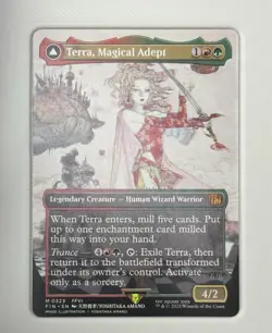 Terra, Magical Adept (Grading Ready) (Borderless) MTG:FIN #0323 Non-Holo - Image 5