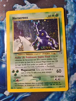 Pokemon Neo Genesis Unlimited Heracross - 6/111 - Holo - Spanish (MP) - Image 1