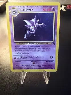 Haunter No. 6 Pokemon Fossil Holo LP - Image 1