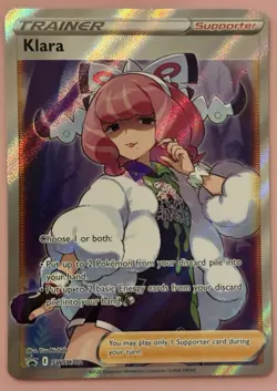 Klara SWSH302 Black Star Promo Pokemon Trainer - Image 1