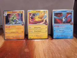 Pokemon TCG Team Rocket’s Zapdos, Articuno, Tyranitar Cosmo Holo Promos - Image 1