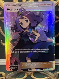 Acerola 142/147 Full Art Ultra Rare Sun & Moon: Burning Shadows Pokemon NM 2017 - Image 2