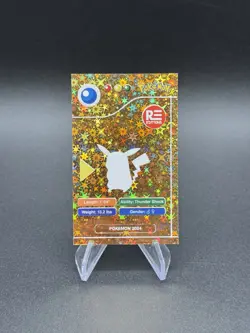 Pokemon Pikachu #025 Gold Foil Pokedex Black Edition 2024 Peru Us Seller - Image 2
