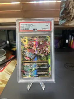 Pokemon TCG M Venusaur EX Full Art Ultra Rare Card 100/108 Evolutions PSA 9 - Image 1