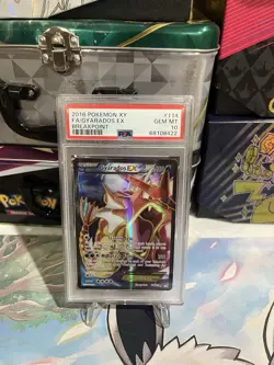 PSA 10 Pokemon Card Gyarados EX Full Art 114/122 BREAKpoint - Image 1