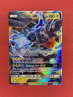 Pokemon TCG Zekrom GX Full Art Holo Card SM Promos #SM138 - Image 1