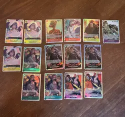 One Piece Card Lot English Super Rares - Image 1