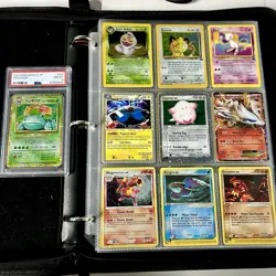 Pokemon Collection Vintage WoTC & PSA Venusaur 100+ Cards Binder Page Lot - Image 1