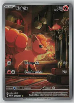 Vulpix 138/132 Pokemon Mega Evolution Illustration Rare Near Mint Card (NM) 1 - Image 1