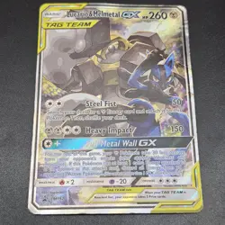 Lucario & Melmetal GX SM192 Promo Sun & Moon 2019 Pokemon Card - DAMAGED - Image 1