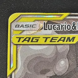 Lucario & Melmetal GX SM192 Promo Sun & Moon 2019 Pokemon Card - DAMAGED - Image 2