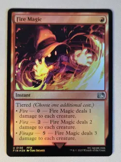 Fire Magic Final Fantasy Foil - Image 1