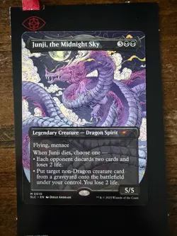 Junji the Midnight Sky ?? Borderless NonFOIL ?? MTG NM Encyclopedia Secret Lair - Image 1