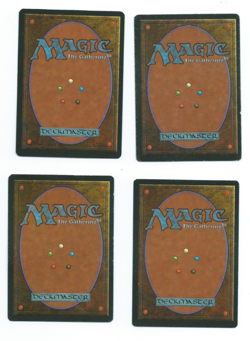 Magic MTG 4x Lightning Bolt FBB German Foreign Black Border www_MoxBeta_com - Image 2