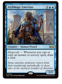 Archmage Emeritus Commander: Tarkir Dragonstorm MTG - Image 1