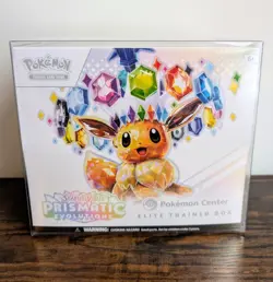 Prismatic Evolutions Pokemon Center Elite Trainer Box ETB & Case - New & Sealed - Image 1
