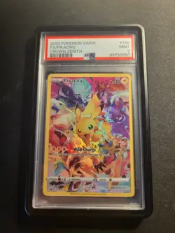 Pokemon - Pikachu #160 - Crown Zenith English - PSA 9 - MINT - Image 1