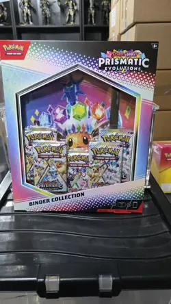 prismatic evolutions binder collection factory sealed pokemon - Image 1
