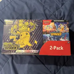 Costco Bundle Surging Sparks Elite Trainer Box & Booster Bundle Pokemon SEALED - Image 1