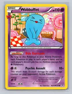 POKEMON WOBBUFFET RC11/RC32 GENERATIONS RADIANT COLLECTION LP-NM - Image 1