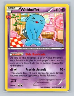 POKEMON WOBBUFFET RC11/RC32 GENERATIONS RADIANT COLLECTION LP-NM - Image 3