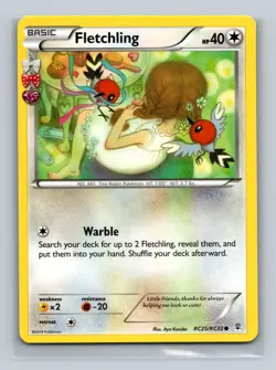 POKEMON FLETCHLING RC25/RC32 GENERATIONS RADIANT COLLECTION LP-NM - Image 1