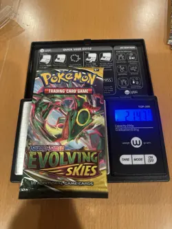 Pokemon TCG Sword & Shield Evolving Skies Sealed Booster Pack - HEAVY 21.47 Gram - Image 1