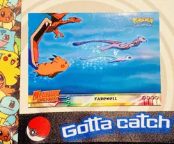 Pokemon 1998 Topps Mewtwo Strikes Back Movie FAREWELL #39 NonHolo LP - Image 1