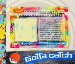 Pokemon 1998 Topps Mewtwo Strikes Back Movie FAREWELL #39 NonHolo LP - Image 2