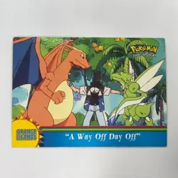 Topps Pokemon Orange Islands Series 3 A Way Off Day Off #OR15 - Blue Logo - MP - Image 1