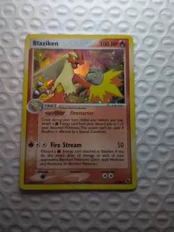 Pokemon TCG Blaziken EX Ruby & Sapphire 3/109 Holo Holo Rare - Image 1