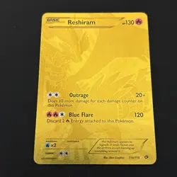 2013 Pokemon TCG Reshiram #114/113 Legendary Treasures Holofoil Secret Rare LP ! - Image 1