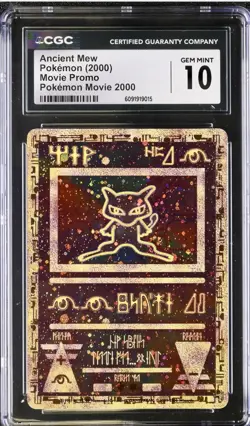 2000 POKEMON MOVIE PROMO, POKEMON MOVIE 2000 ANCIENT MEW CGC 10 GEM MINT - Image 1