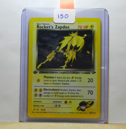 👾 ROCKET'S ZAPDOS 1ST EDITION | 2000 Pokemon Gym Challenge | GREAT Condition! - Image 4