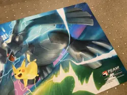 STAFF Zekrom Pokemon TCG Regional Championship Play Mat Pikachu - Image 3