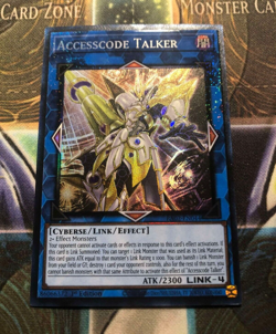 *** ACCESSCODE TALKER *** PRISMATIC COLLECTOR'S RARE RA02-EN044 MINT/NM YUGIOH! - Image 1