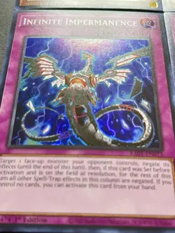 3x Infinite Impermanence + 3x Droll & Lock Bird | Super Rares | YuGiOh! - Image 2