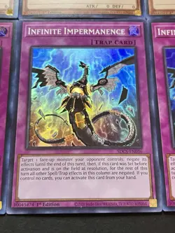 3x Infinite Impermanence + 3x Droll & Lock Bird | Super Rares | YuGiOh! - Image 5