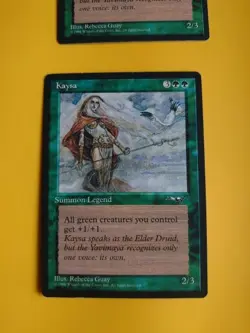 Kaysa. Summon Legend. MTG card. Old Vintage. Alliances. 1996 - Image 1