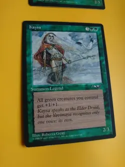 Kaysa. Summon Legend. MTG card. Old Vintage. Alliances. 1996 - Image 3