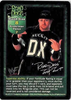 Raw Deal CCG Road Dogg Superstar Card - Fully Loaded - Image 1