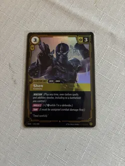 2025 League of Legends Riftbound TCG Shen Rare Card 241/298 - Image 1
