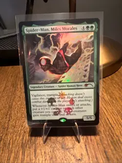 Magic The Gathering Spider-man, Miles Morales Foil Promo P0008 - Image 1